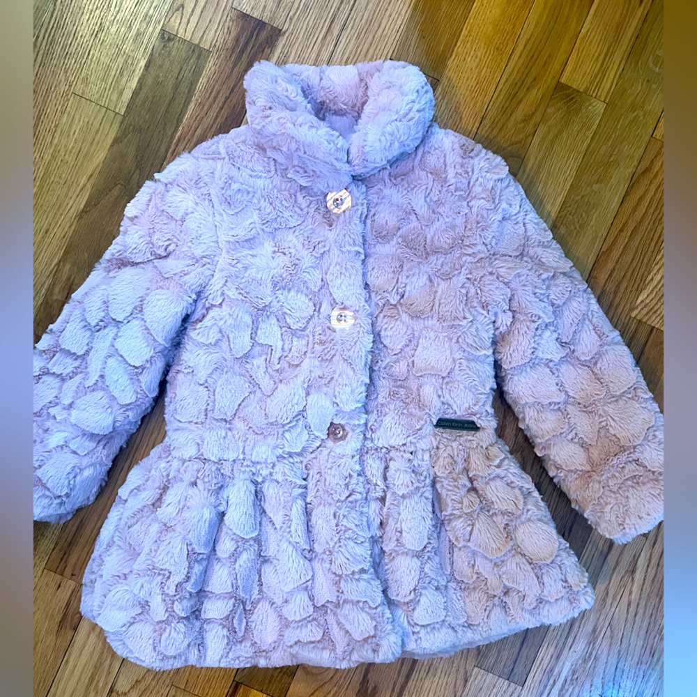 Calvin Klein girls dress coat